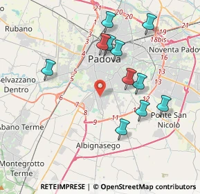 Mappa Via Antonio Genovesi, 35125 Padova PD, Italia (3.77909)