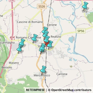 Mappa Via Cotonificio, 10019 Strambino TO, Italia (1.60636)