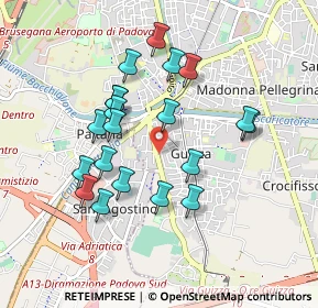 Mappa Via Alessandro Guidi, 35125 Padova PD, Italia (0.84)