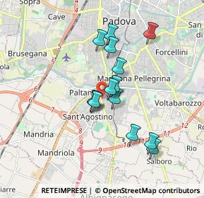 Mappa Via Alessandro Guidi, 35125 Padova PD, Italia (1.41714)