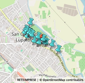 Mappa Via Oca Bianca, 37057 San Giovanni Lupatoto VR, Italia (0.278)