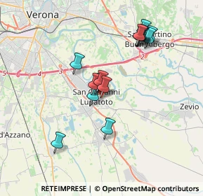 Mappa Via Oca Bianca, 37057 San Giovanni Lupatoto VR, Italia (3.27)