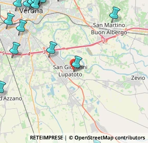 Mappa Via Oca Bianca, 37057 San Giovanni Lupatoto VR, Italia (7.265)