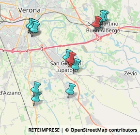 Mappa Via Oca Bianca, 37057 San Giovanni Lupatoto VR, Italia (4.378)