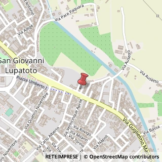 Mappa Piazza Umberto I, 129, 37057 San Giovanni Lupatoto, Verona (Veneto)