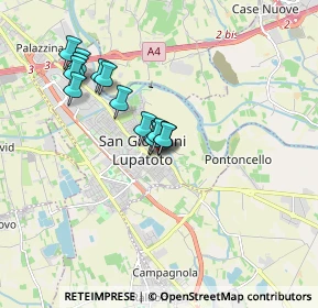 Mappa Via Oca Bianca, 37057 San Giovanni Lupatoto VR, Italia (1.455)