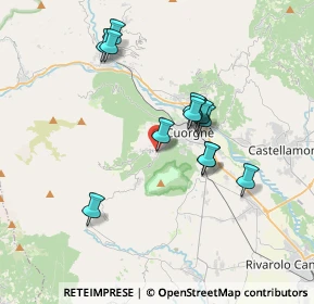 Mappa Frazione Gallenca Ottini, 10082 Cuorgnè TO, Italia (3.14154)