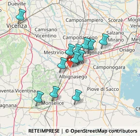 Mappa Via Montebelluna, 35142 Padova PD, Italia (11.62)