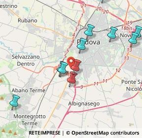 Mappa Via Montebelluna, 35142 Padova PD, Italia (4.23636)