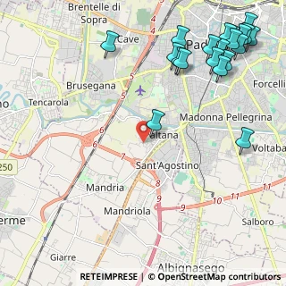 Mappa Via Montebelluna, 35142 Padova PD, Italia (3.083)