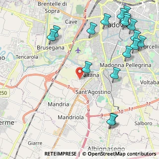 Mappa Via Montebelluna, 35142 Padova PD, Italia (2.92294)