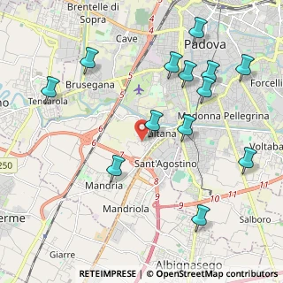 Mappa Via Montebelluna, 35142 Padova PD, Italia (2.36615)