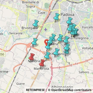 Mappa Via Montebelluna, 35142 Padova PD, Italia (1.7805)