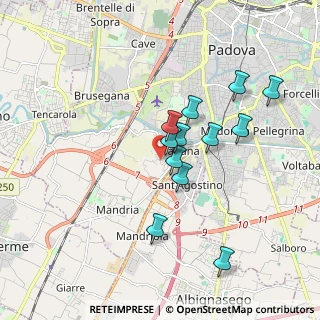 Mappa Via Montebelluna, 35142 Padova PD, Italia (1.555)