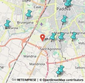Mappa Via Montebelluna, 35142 Padova PD, Italia (3.10692)