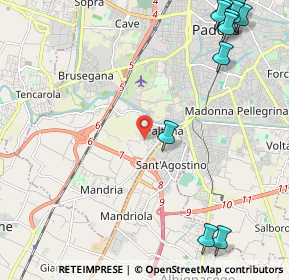 Mappa Via Montebelluna, 35142 Padova PD, Italia (3.22)