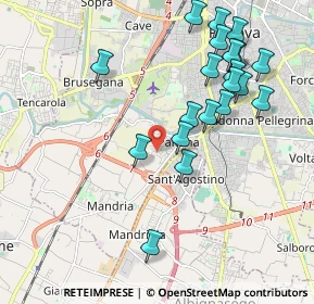 Mappa Via Montebelluna, 35142 Padova PD, Italia (2.1115)