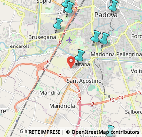 Mappa Via Montebelluna, 35142 Padova PD, Italia (3.02)