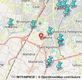 Mappa Via Montebelluna, 35142 Padova PD, Italia (2.68615)