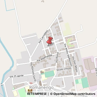 Mappa Via Alcide De Gasperi, 12, 26014 Romanengo, Cremona (Lombardia)