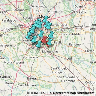 Mappa Via Antonio Cechov, 20098 San Giuliano Milanese MI, Italia (11.455)
