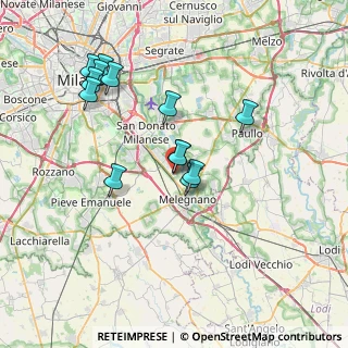 Mappa Via Antonio Cechov, 20098 San Giuliano Milanese MI, Italia (7.04)