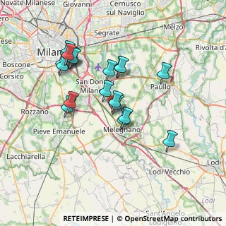 Mappa Via Antonio Cechov, 20098 San Giuliano Milanese MI, Italia (6.7715)
