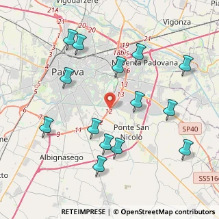 Mappa Viale Esperanto Est, 35020 Ponte San Nicolò PD, Italia (4.45714)