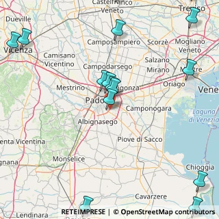 Mappa Viale Esperanto Est, 35020 Ponte San Nicolò PD, Italia (25.5925)