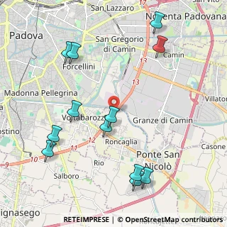 Mappa Viale Esperanto Est, 35020 Ponte San Nicolò PD, Italia (2.43917)