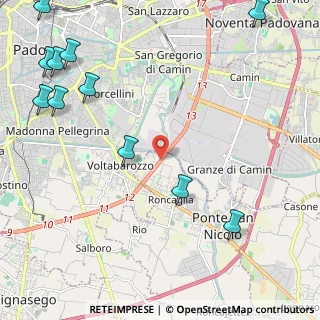Mappa Viale Esperanto Est, 35020 Ponte San Nicolò PD, Italia (3.13727)