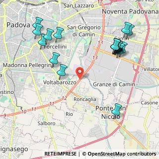 Mappa Viale Esperanto Est, 35020 Ponte San Nicolò PD, Italia (2.48263)