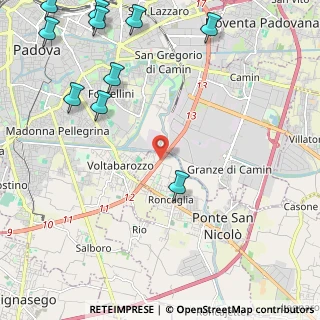 Mappa Viale Esperanto Est, 35020 Ponte San Nicolò PD, Italia (3.32636)