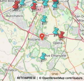 Mappa Via Gatto, 20089 Rozzano MI, Italia (6.3475)