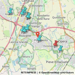 Mappa Via Gatto, 20089 Rozzano MI, Italia (2.33455)