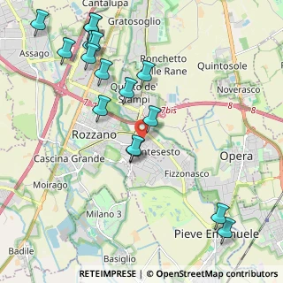 Mappa Via Gatto, 20089 Rozzano MI, Italia (2.44125)