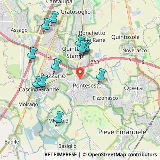 Mappa Via Gatto, 20089 Rozzano MI, Italia (2.04833)