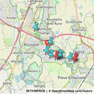 Mappa Via Gatto, 20089 Rozzano MI, Italia (1.64909)