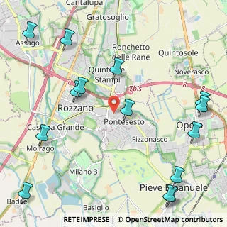 Mappa Via Gatto, 20089 Rozzano MI, Italia (3.048)