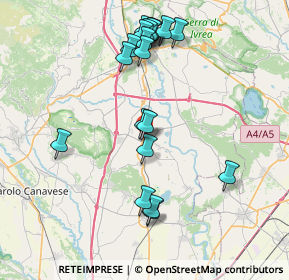 Mappa Via Primo Maggio, 10019 Strambino TO, Italia (8.0805)