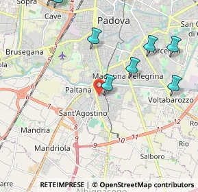 Mappa Via Fulvio Testi, 35125 Padova PD, Italia (3.01917)