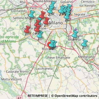 Mappa Piazza Alboreto Michele, 20089 Rozzano MI, Italia (9.5095)