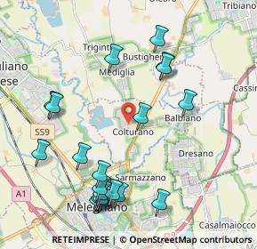 Mappa Via Pietro Nenni, 20060 Colturano MI, Italia (2.3)