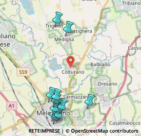 Mappa Via Pietro Nenni, 20060 Colturano MI, Italia (2.58)