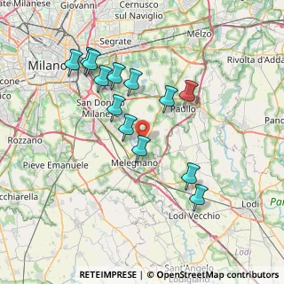 Mappa Via Pietro Nenni, 20060 Colturano MI, Italia (7.08)