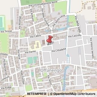 Mappa Piazza Sen.Narciso Franco Patrini, 9, 26010 Offanengo CR, Italia, 26010 Offanengo, Cremona (Lombardia)