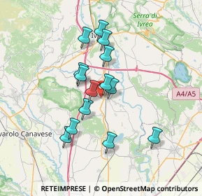 Mappa Via Carlo Andrea Rana, 10019 Strambino TO, Italia (5.85929)