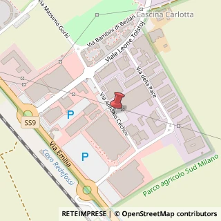 Mappa Via cechov a., 20098 San Giuliano Milanese, Milano (Lombardia)