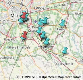 Mappa C.c. Le Cupole, 20098 San Giuliano Milanese MI, Italia (6.745)