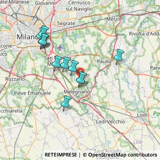 Mappa Via Antonio Gramsci, 20060 Colturano MI, Italia (7.25667)